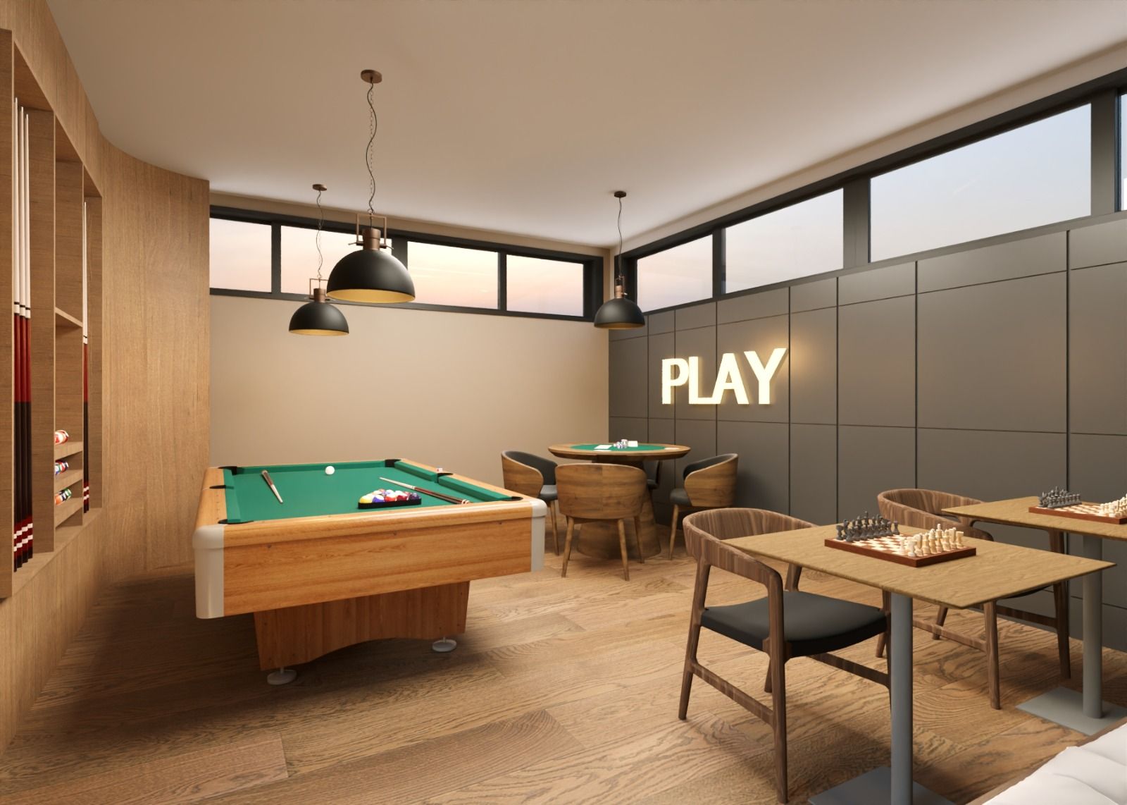 Sala de jogos do El Shaday. Imagem ilustrativa.